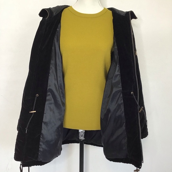 Climate Zone Women's Black Hooded Quilted Puffy Cold Season Jacket Coat SZ M - Picture 9 of 12